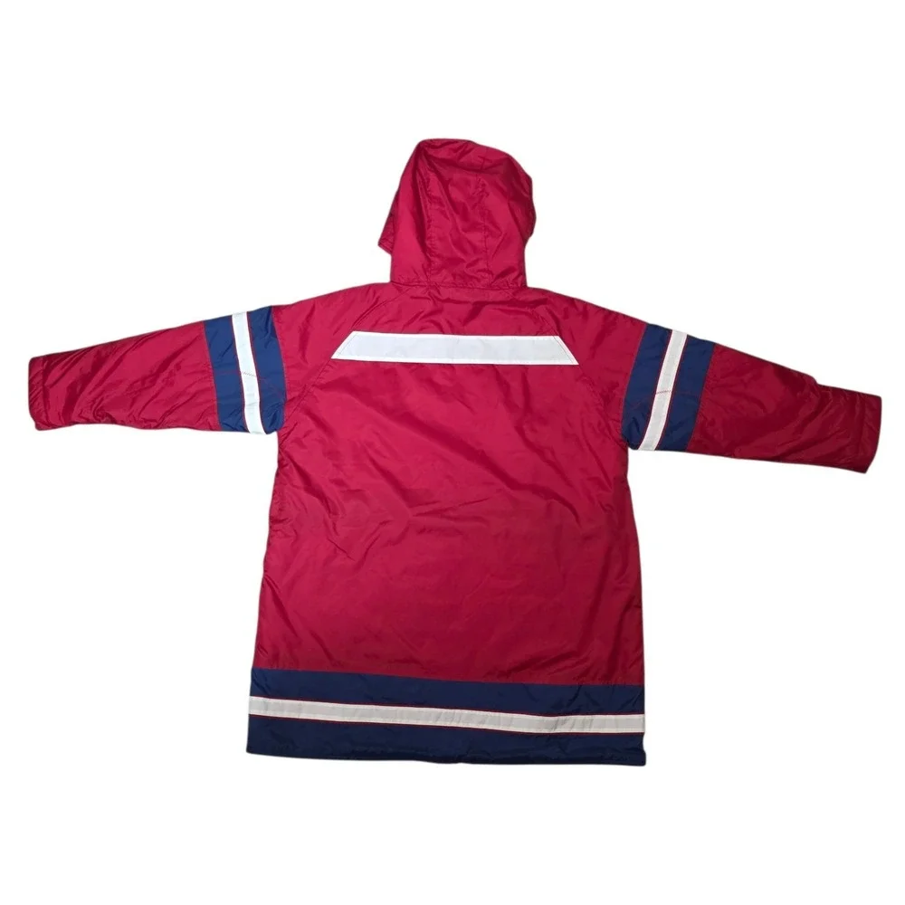 Lightning McQueen Disney Cars Jacket Boys 7 8 Red Hooded Coat Puffer